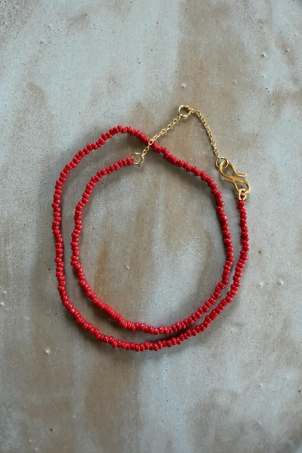 Kala perlehalskæde - 1008 Red
